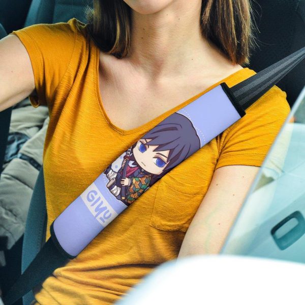 Demon Slayer Anime Seat Belt Covers Anime Car Accessories Giyu Tomioka Cute Demon Slayer Anime Seat Belt Covers Anime Car Accessories Giyu Tomioka Cute