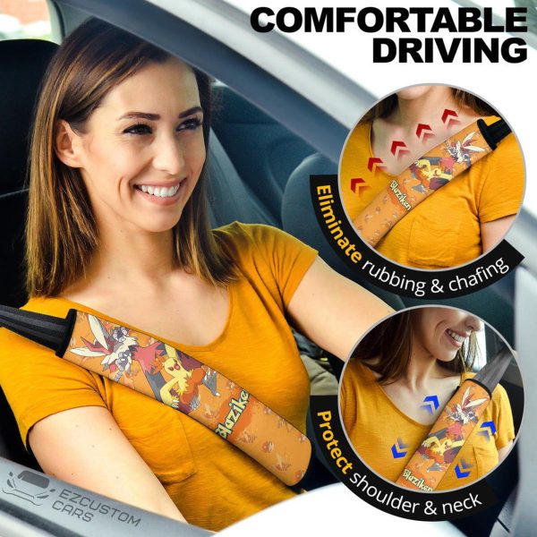 Pokemon Seat Belt Covers Blaziken
