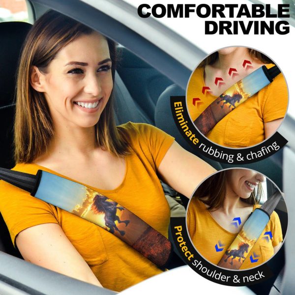 Fun in the Sun Unicorn Seat Belt Covers Custom Unicorn Car Accessories