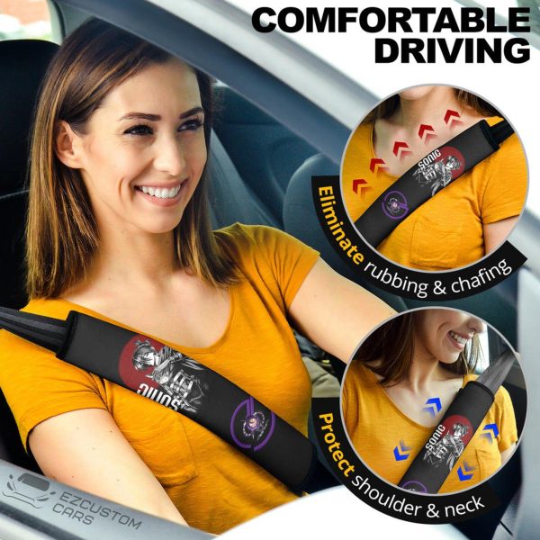 Sonic Seat Belt Covers Custom Anime One Punch Man Car Accessories