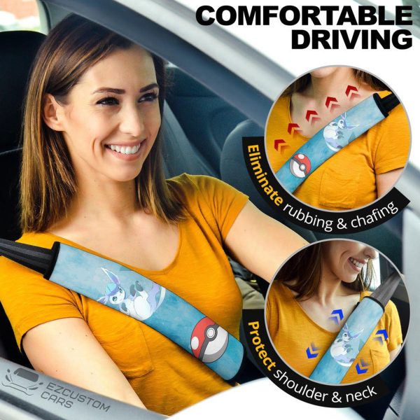 Pokemon Seat Belt Covers Glaceon Make Me Melt