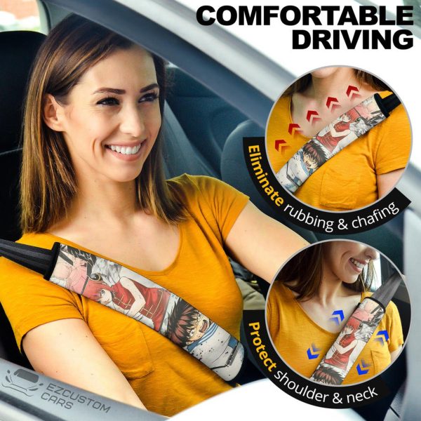Gintama Seat Belt Covers Anime Car Accessories