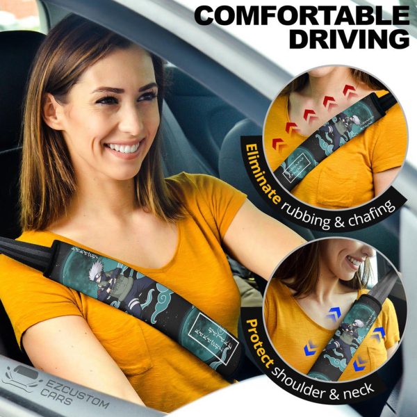 Kakashi Naruto Anime Seat Belt Covers