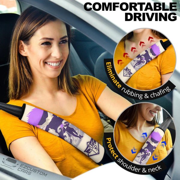Satoru Gojo Seat Belt Covers Custom Jujutsu Kaisen Car Accessories