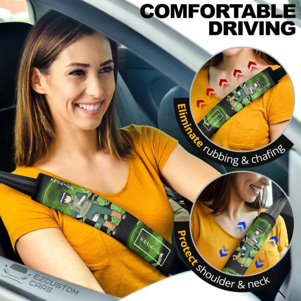 Naruto Seat Belt Covers Rock Lee