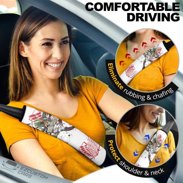 Attack on Titan Mikasa Ackerman Seat Belt Covers Soldier