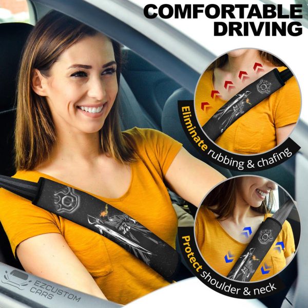 Ichigo Kurosaki Bleach Anime Car Seat Belt Covers Anime Car Accessories