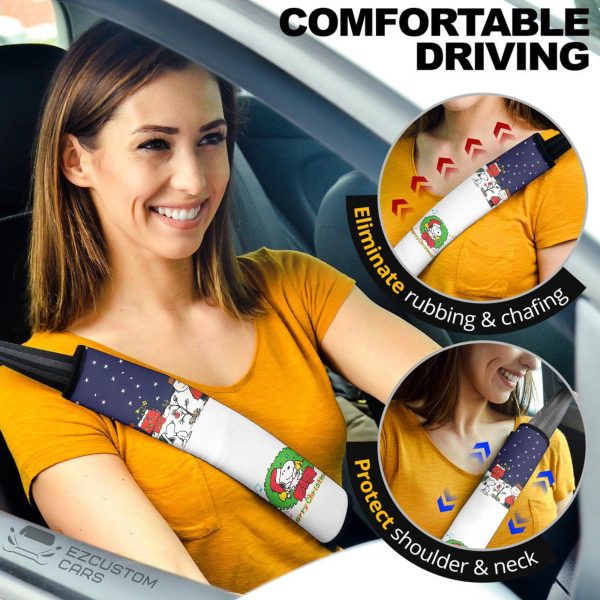 Christmas Car Accessories Custom Seat Belt CoversSnoppy Love