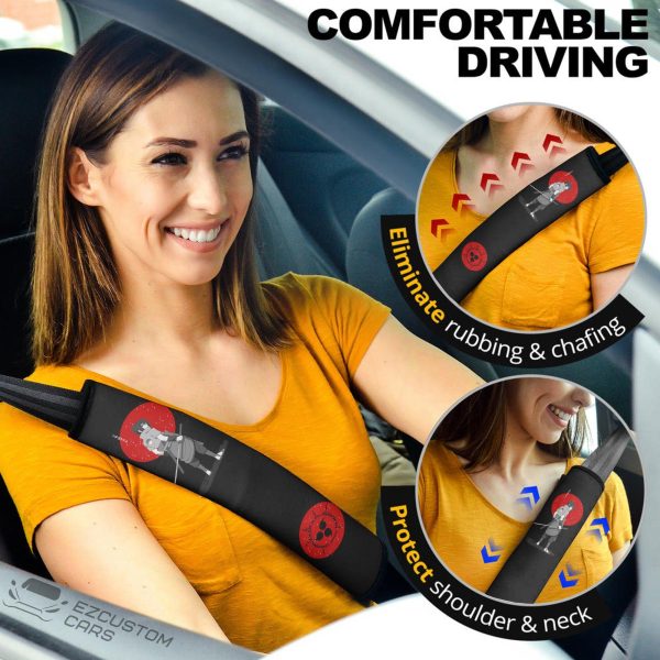 Sasuke Uchiha Naruto Anime Seat Belt Covers Japanese Style