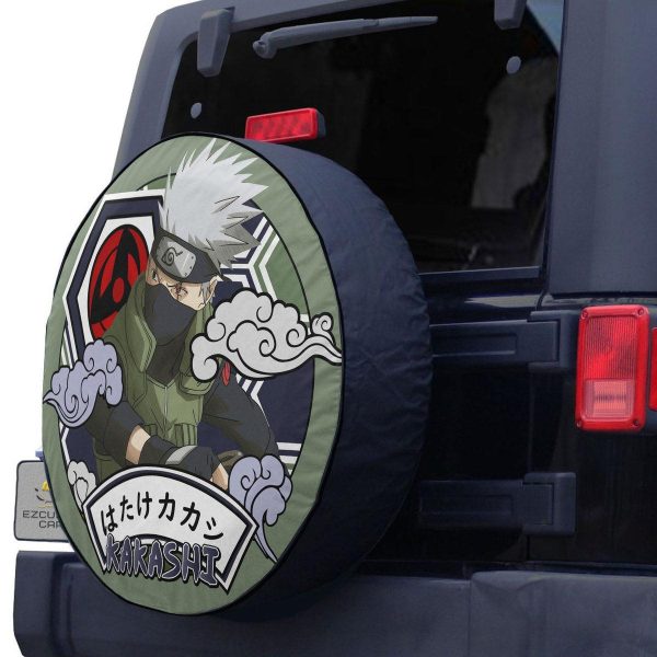 Hatake Kakashi Custom Car Accessories Naruto Anime Spare Tire Cover