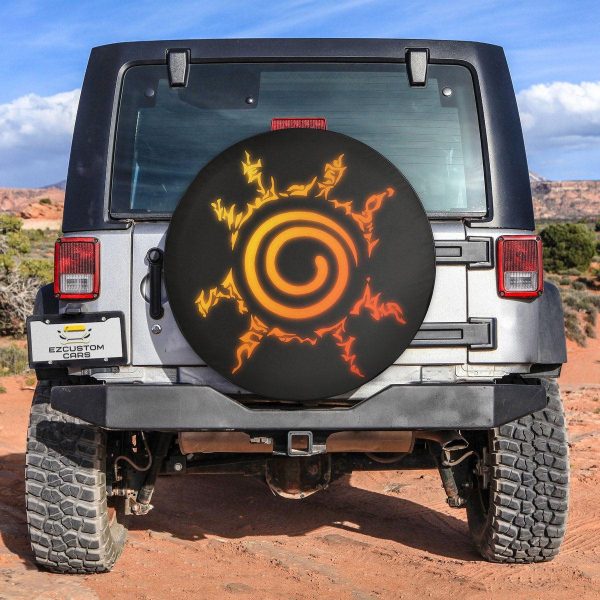 Naruto Seal Mark Symbols Spare Tire Cover Custom Naruto Anime Car Accessories