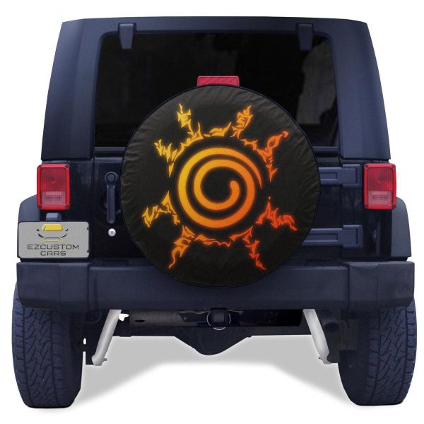 Naruto Seal Mark Symbols Spare Tire Cover Custom Naruto Anime Car Accessories