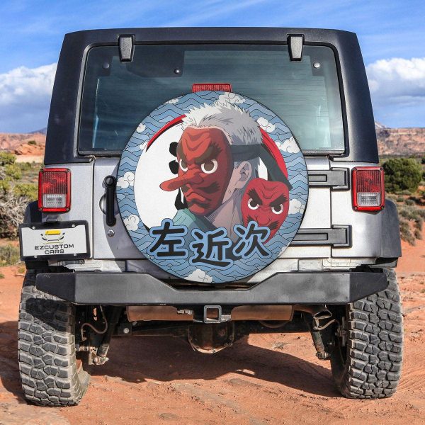 Sakonji Urokodaki Spare Tire Cover Custom Demon Slayer Anime Car Accessories