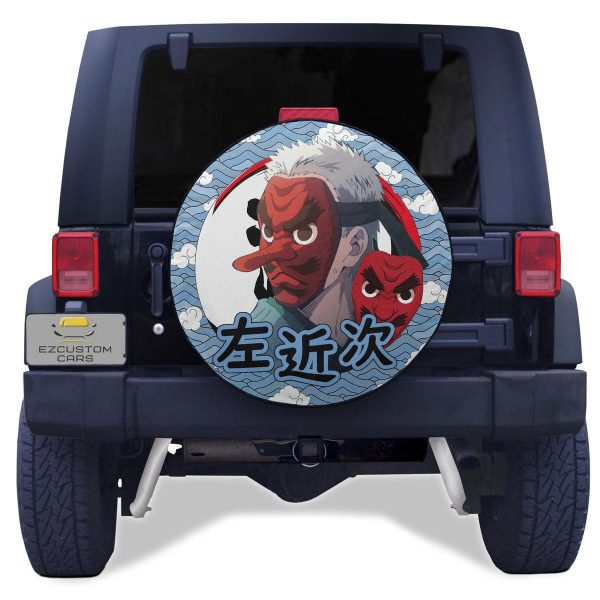 Sakonji Urokodaki Spare Tire Cover Custom Demon Slayer Anime Car Accessories