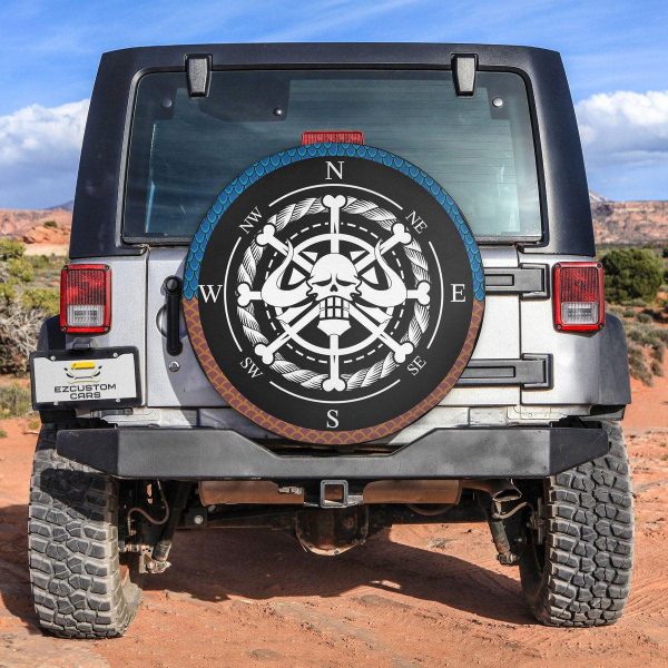 One Piece Anime Car Accessories Custom Kaido Spare Tire Cover