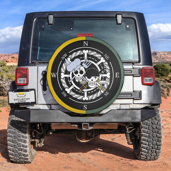 Zoro x Sanji Spare Tire Cover Custom One Piece Anime Car Accessories