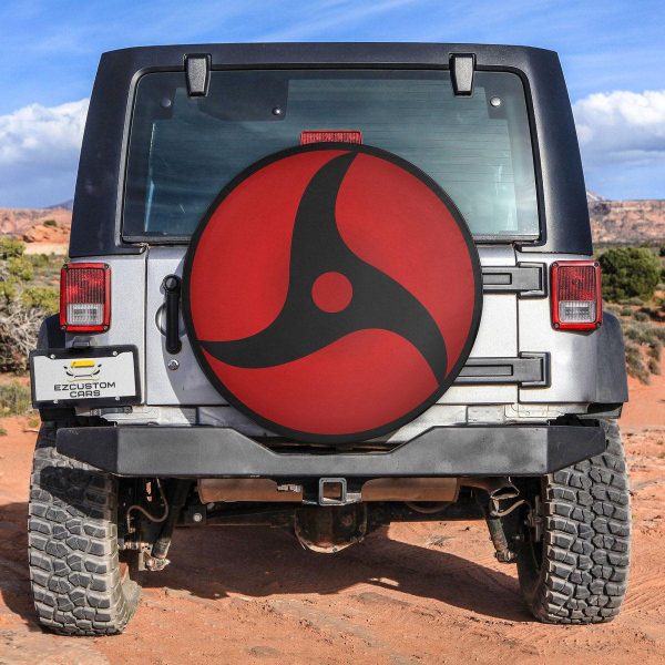 Itachi Magenkyo Sharingan Eyes Spare Tire Cover Custom Naruto Anime Car Accessories
