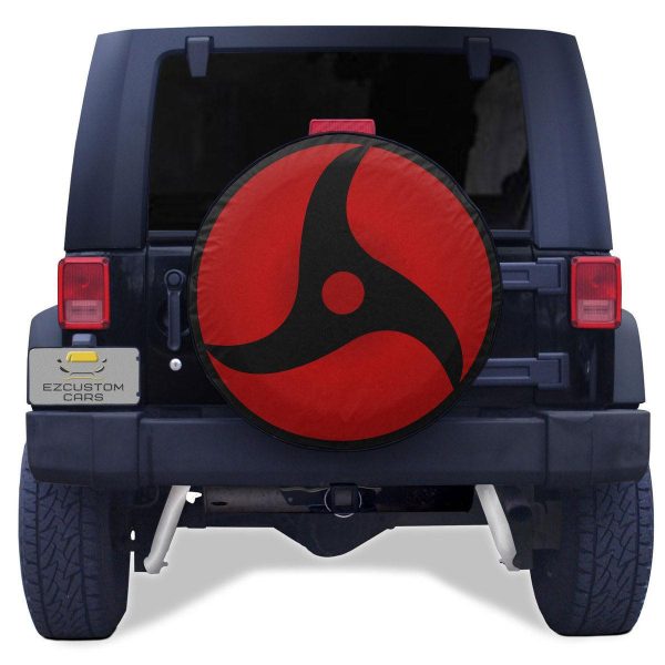 Itachi Magenkyo Sharingan Eyes Spare Tire Cover Custom Naruto Anime Car Accessories