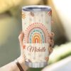 Social Worker Custom Name Tumbler Stainless Steel Tumbler 4