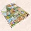 happy fall pooh and friends fleece blanket for bedding decor isv90