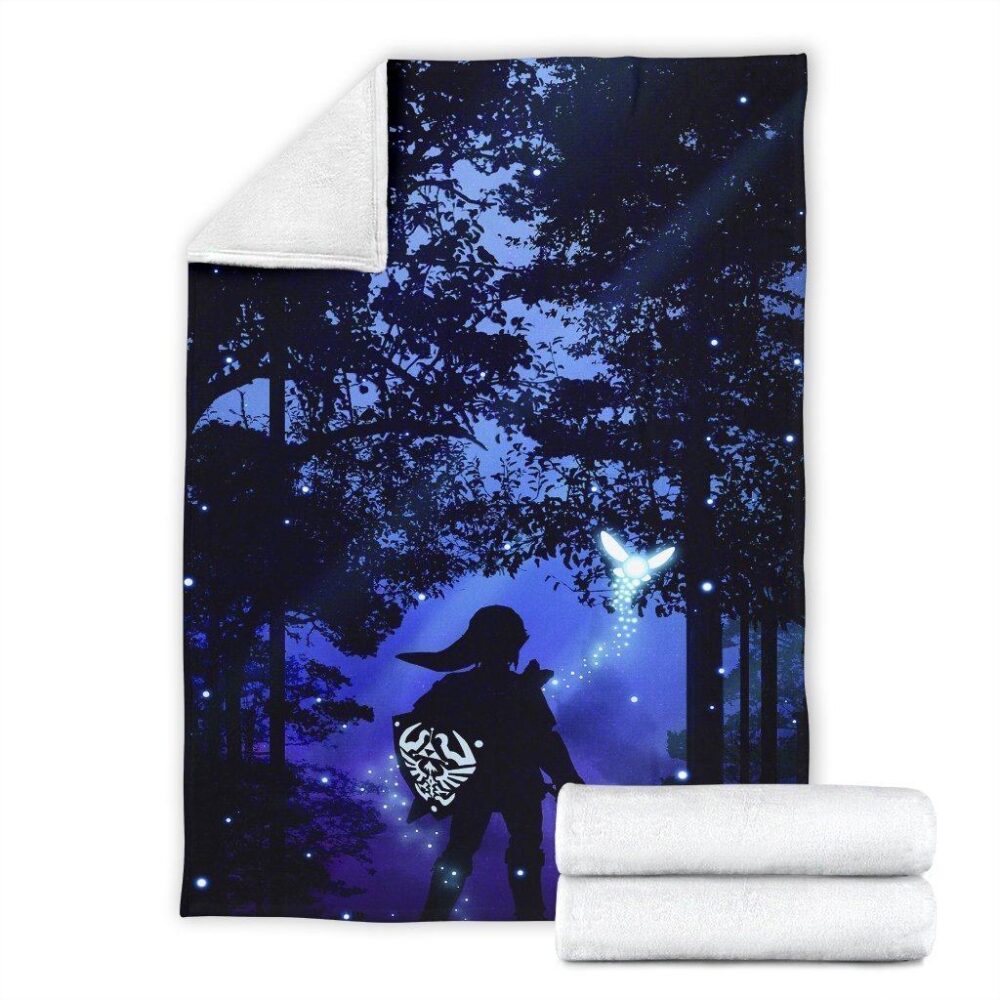 Legend Of Zelda Fleece Blanket In The Darkness