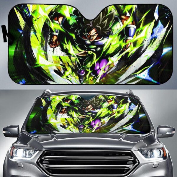Dragon Ball Super Broly Anime Auto Sun Shade