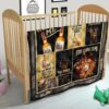 wild turkey quilt blanket whiskey inspired me funny gift fwpjc