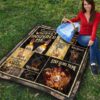 wild turkey quilt blanket whiskey inspired me funny gift 9mxob