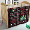merry christmas ariel litter mermaid quilt blanket xmas gift nv2ry