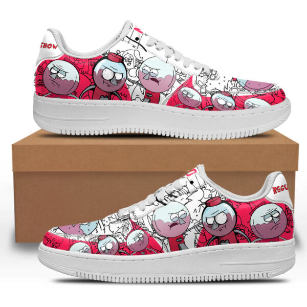 Benson Dunwoody Regular Show Sneakers Custom Cartoon Shoes
