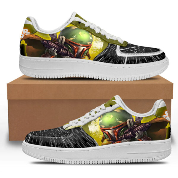 Boba Fett Sneakers Custom Star Wars Shoes