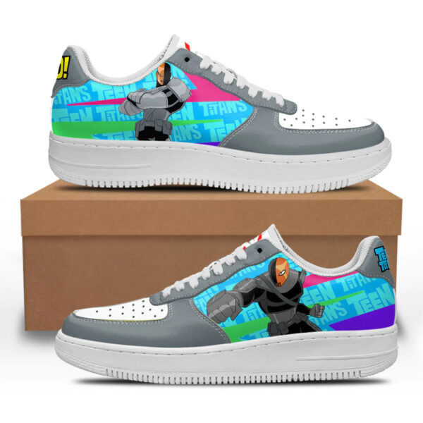Deathstroke Sneakers Custom Teen Titan Go Cartoon Shoes