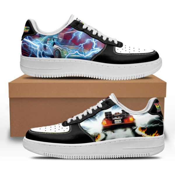 DMC-12 Delorean Back To The Future Custom Sneakers