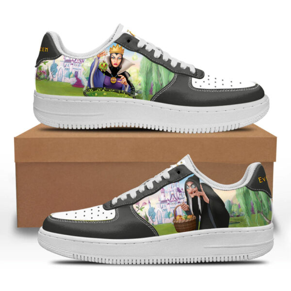 Evil Queen Snow White and 7 Dwarfs Custom Sneakers
