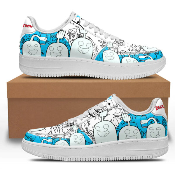 Hi Five Ghost Regular Show Sneakers Custom Cartoon Shoes