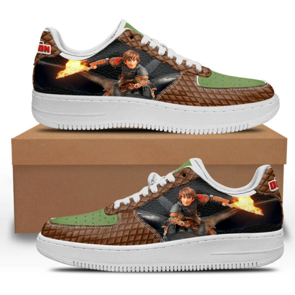 Hiccup Sneakers Custom How To Train Your Dragon Cartoon Shoes