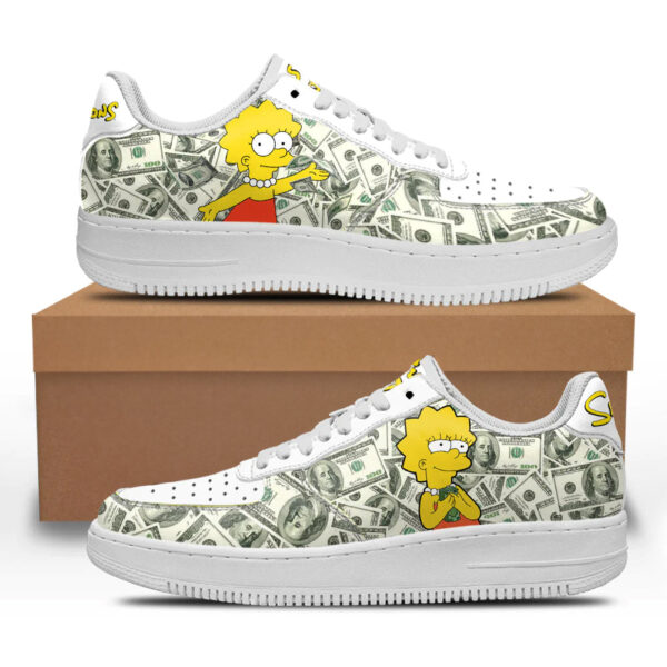 Lisa Simpson Sneakers Custom Simpson Cartoon Shoes
