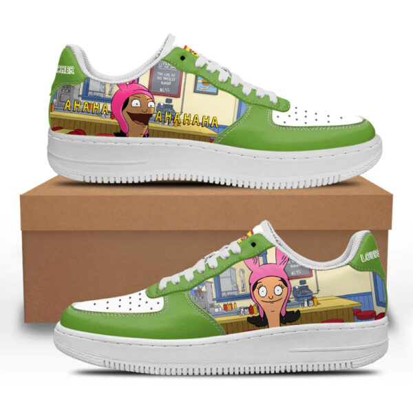 Louise Belcher Bob’s Burger Custom Sneakers