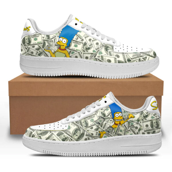 Marge Simpson Sneakers Custom Simpson Cartoon Shoes