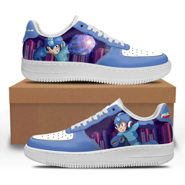 Mega Man Sneakers Custom For Gamer Shoes