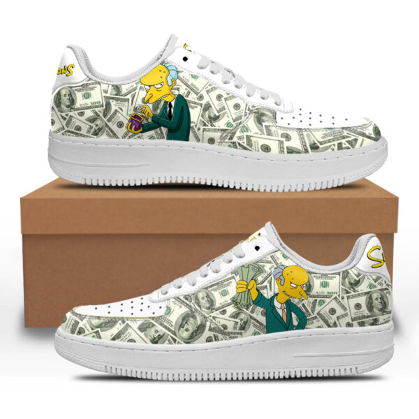 Mr.Burns Sneakers Custom Simpson Cartoon Shoes