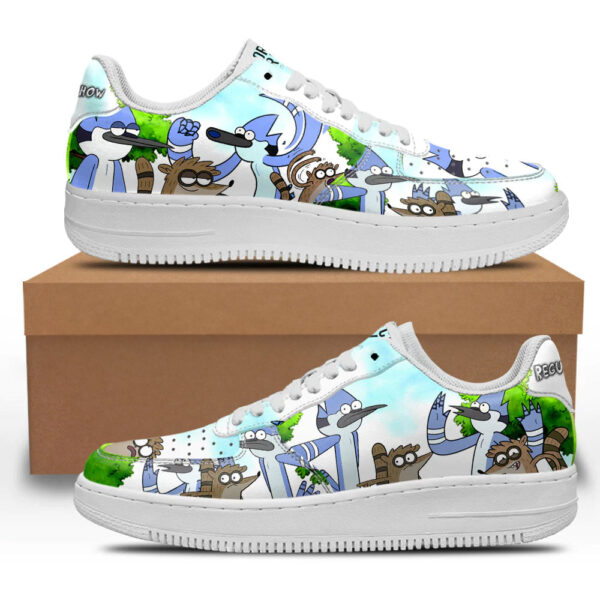 Mordecai and Rigby Sneakers Custom Regular Show Shoes