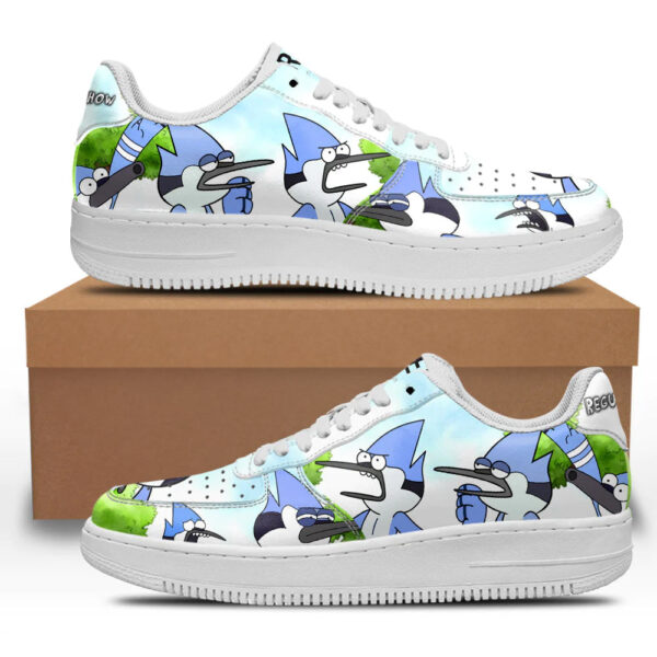 Mordecai Sneakers Custom Regular Show Shoes
