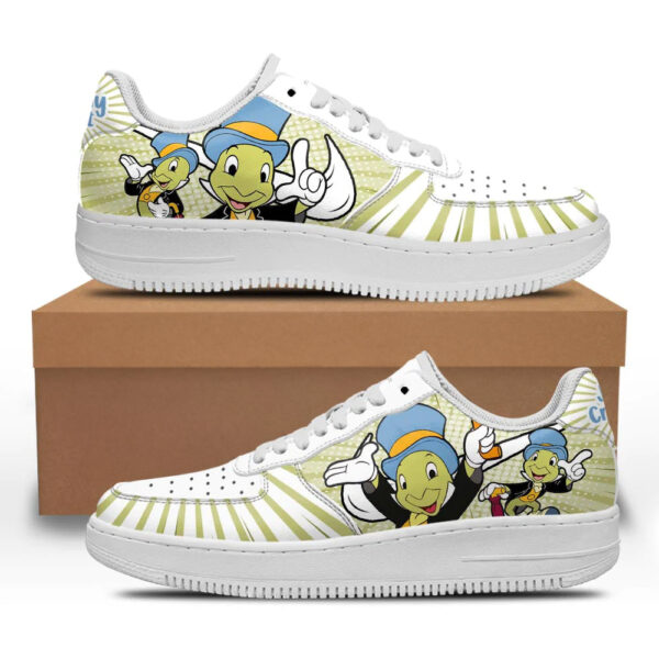 Pinocchio Jiminy Cricket Sneakers Custom
