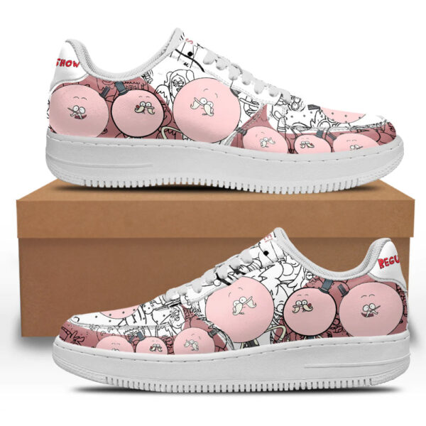 Pops Maellard Regular Show Sneakers Custom Cartoon Shoes