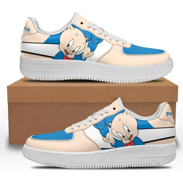 Porky Pig Custom Cartoon Sneakers