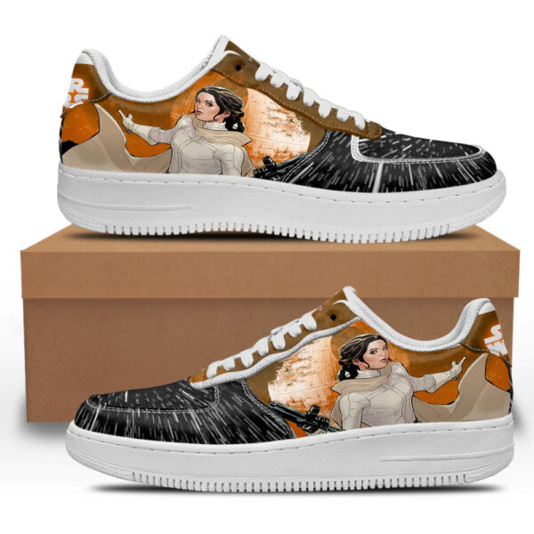 Princess Leia Sneakers Custom Star Wars Shoes