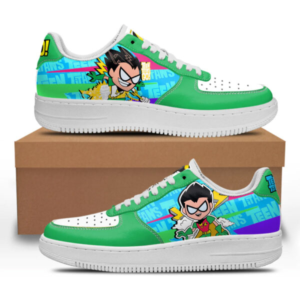 Robin Sneakers Custom Teen Titan Go Cartoon Shoes