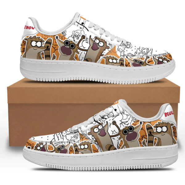 Rigby Regular Show Sneakers Custom Cartoon Shoes