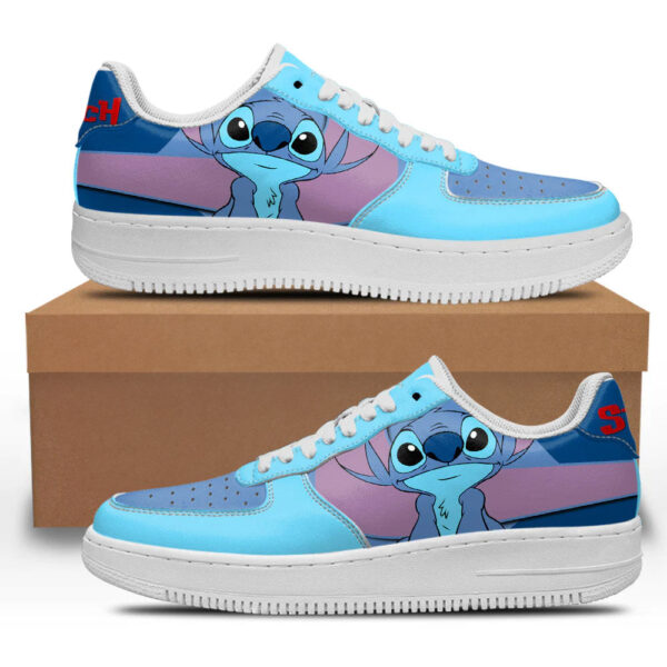 Stitch Custom Cartoon Sneakers For Fans